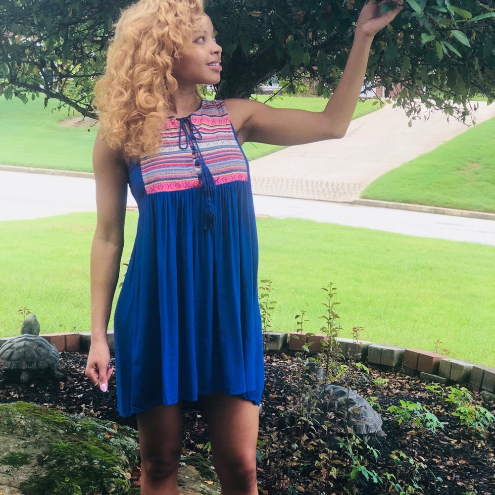 Unique Boho Aztec Dress